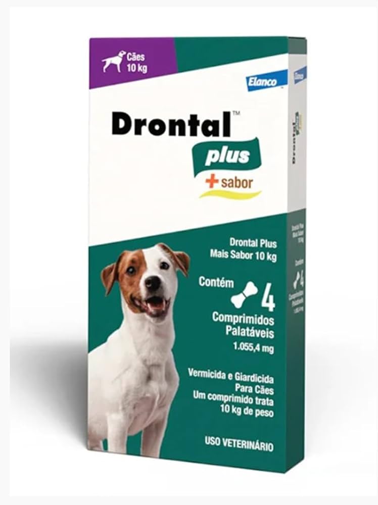 Petisco Drontal Plus + Sabor 10kg (comprimido)