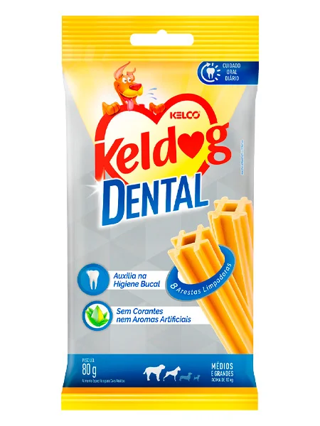 Petisco Keldog Dental para Cães - 80g