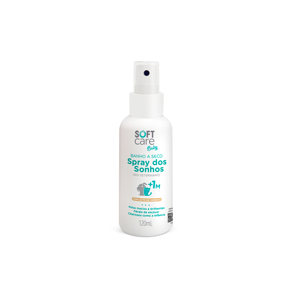 Banho a Seco Soft Care Baby Spray dos Sonhos