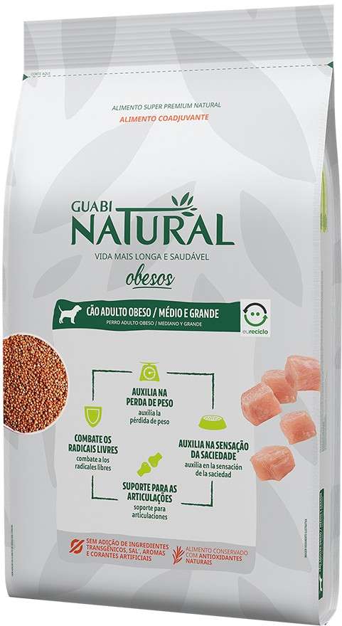 Ração Guabi Natural para Cães Obesos