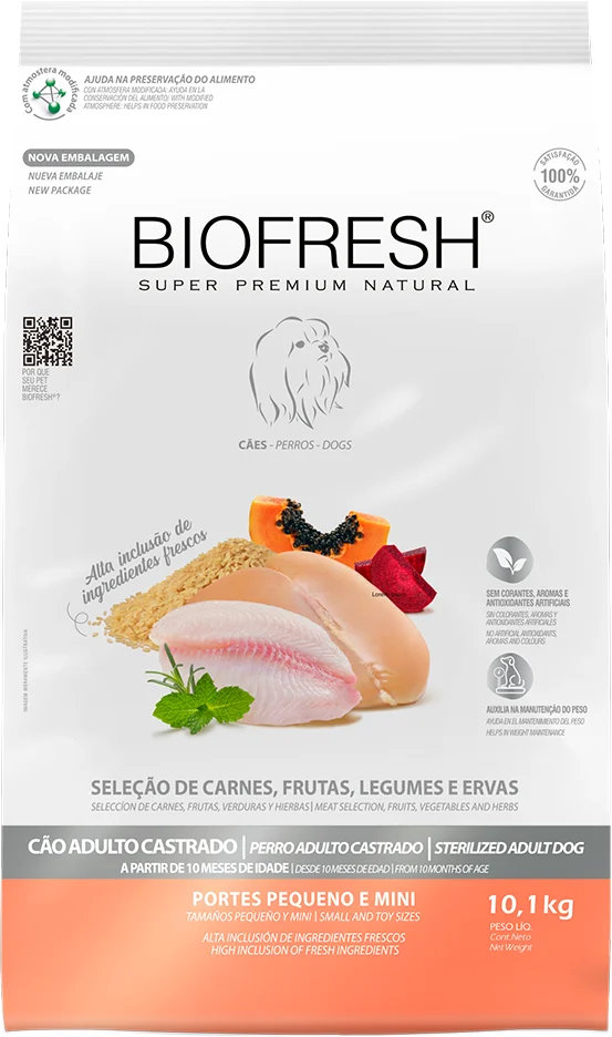 Ração Biofresh Cão Castrado