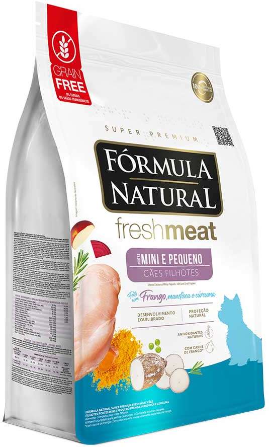 Ração Fórmula Natural Fresh Meat para Cães Filhotes