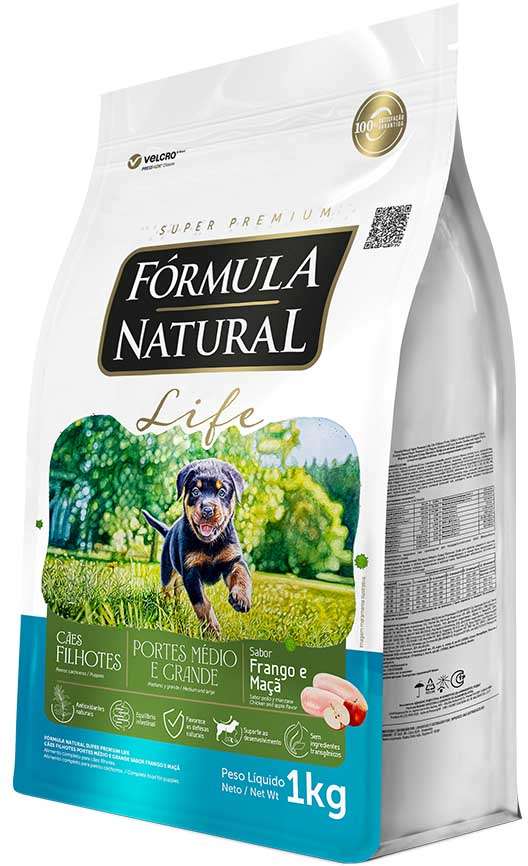 Ração Fórmula Natural Life para Cães Filhotes