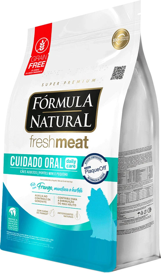 Ração Fórmula Natural Fresh Meat Cuidado Oral