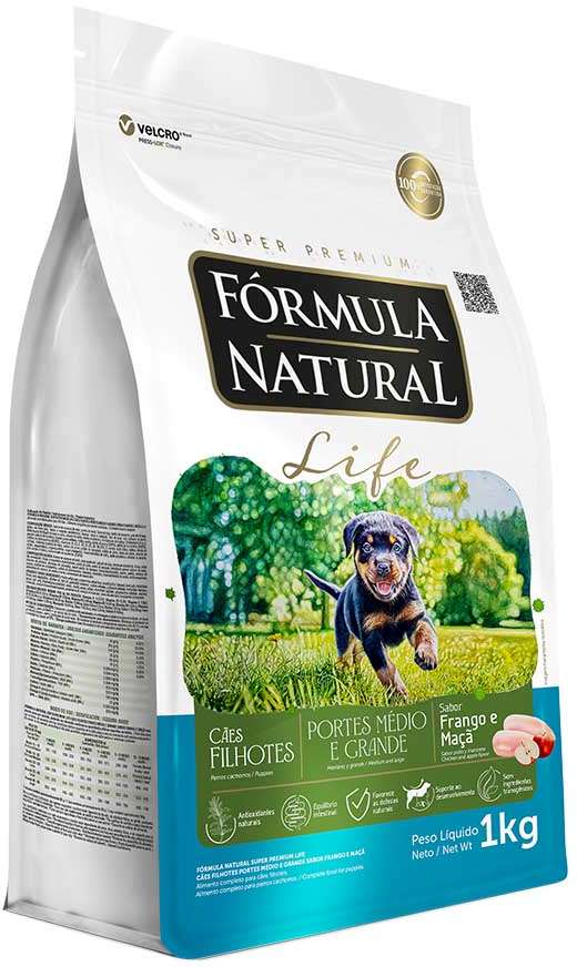 Ração Fórmula Natural Life para Cães Filhotes